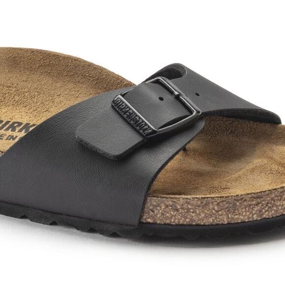 BRAND NEW BIRKENSTOCK MADRID BLACK SANDALS - Picture 6 of 14